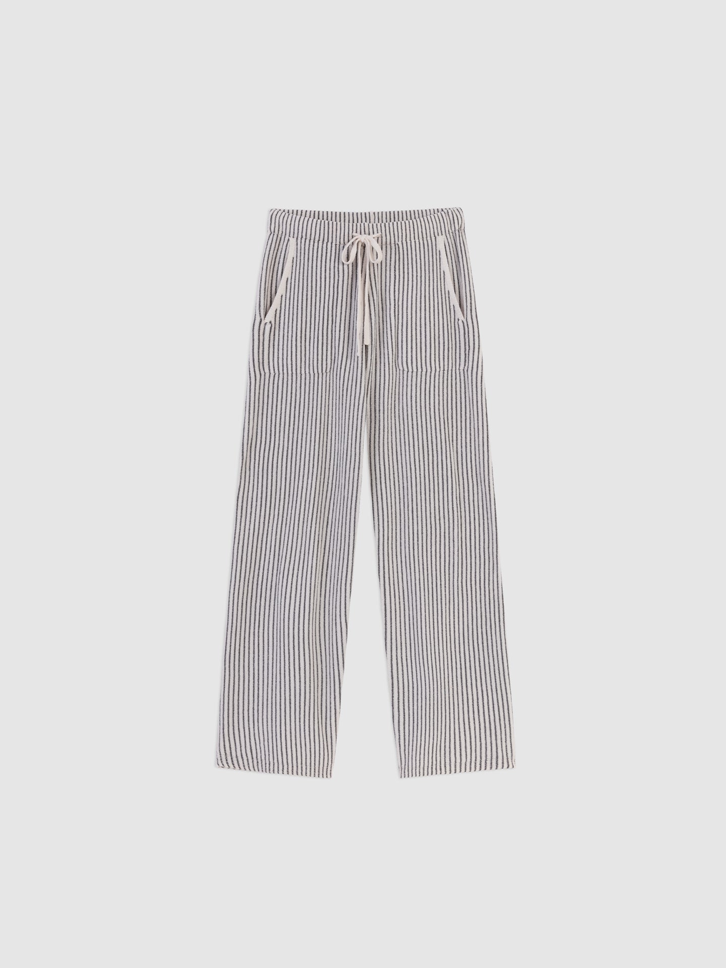 Vertical Stripe Soft Sherpa Set