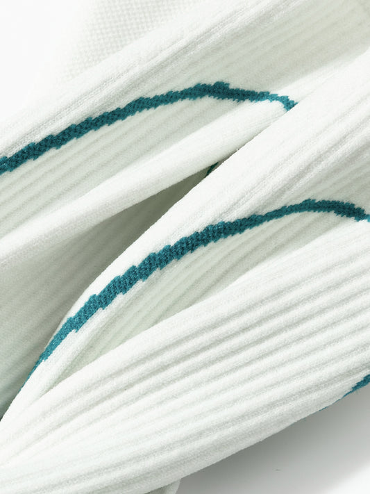 Contrast Line Sport Crew Sock