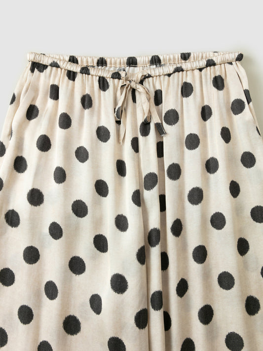 Cream Dot Lounge Set