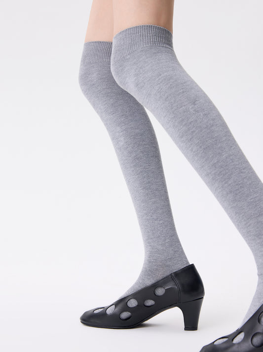 Purple Label Merino Wool and Mulberry Silk Knee-High Socks