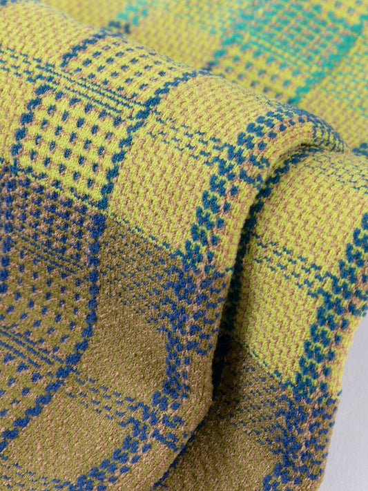 Bold Plaid Calf Sock