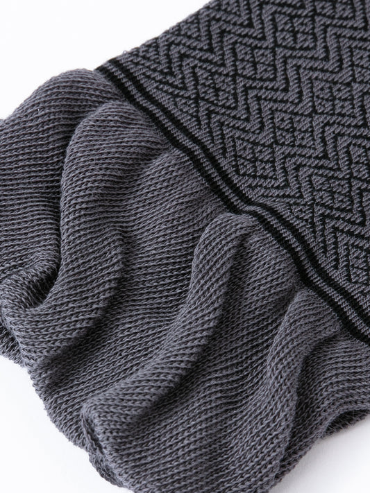 Contrast Trim Calf Sock