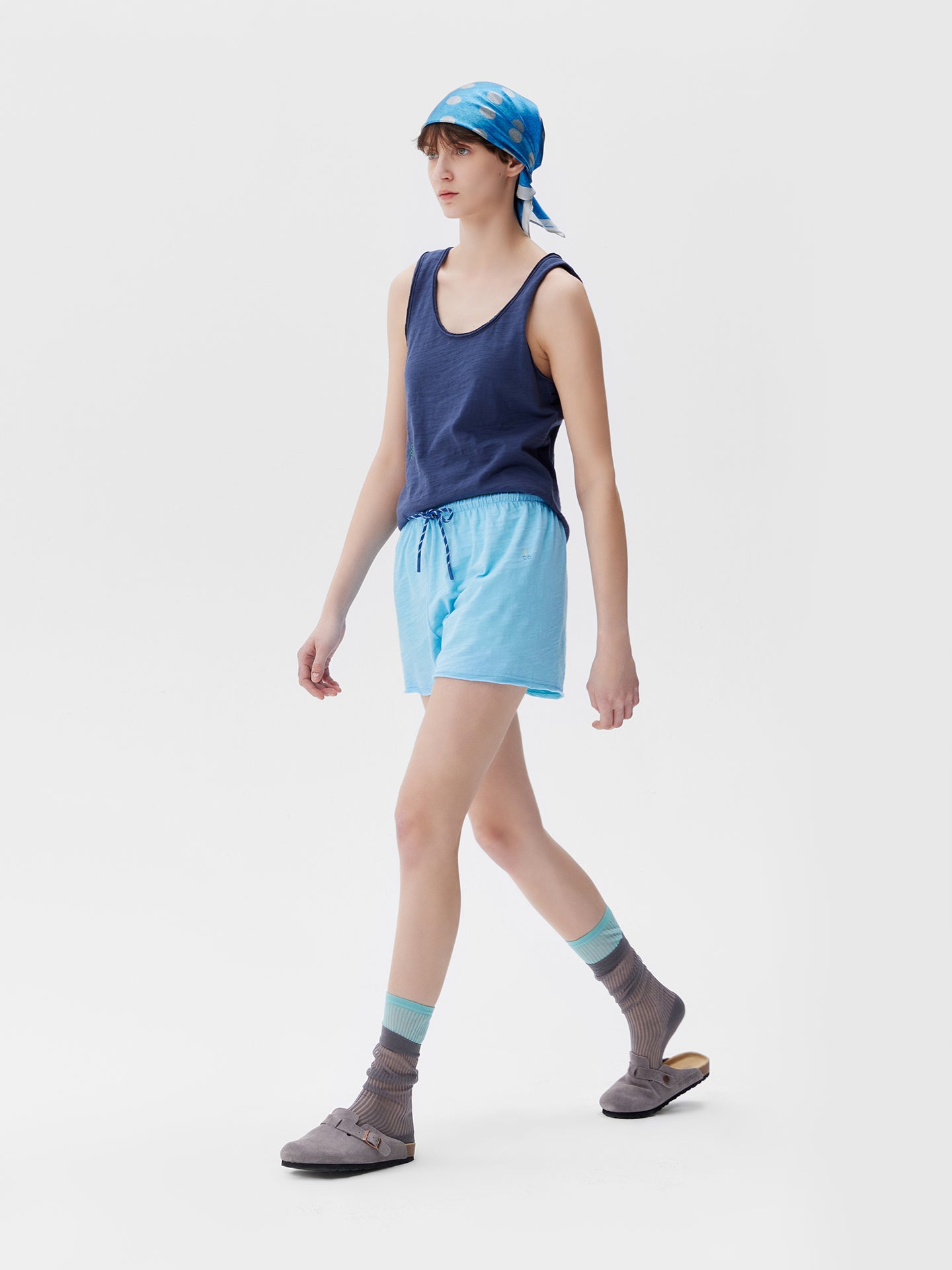 Polka Dot Silk Scarf