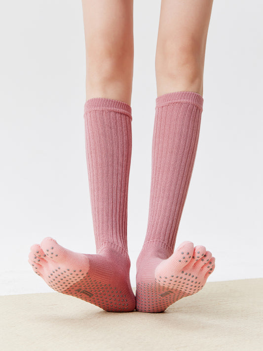 Five-Toe Crew Socks