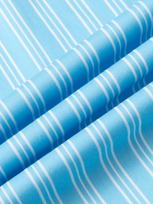 Patterned Striped Long-Sleeve Loungewear