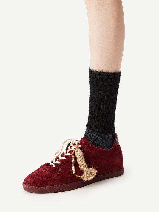 Purple Label Mohair Fluffy Merino Wool Socks