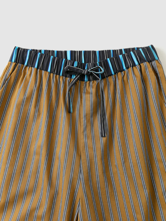 Cocoa Stripe Lounge Set