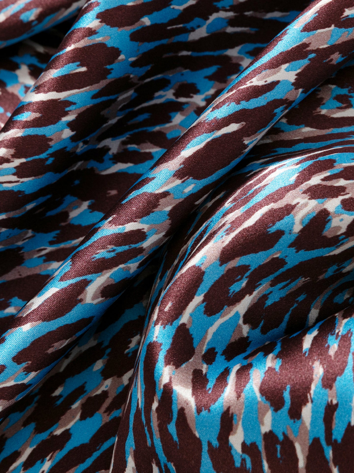 Heathered Print Silk Scarf