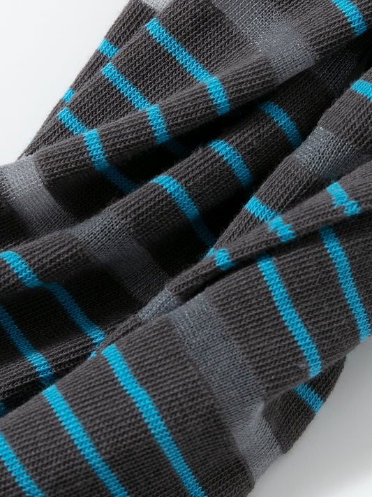 Lurex Glossy Mixed-Color Ruffle Crew Sock