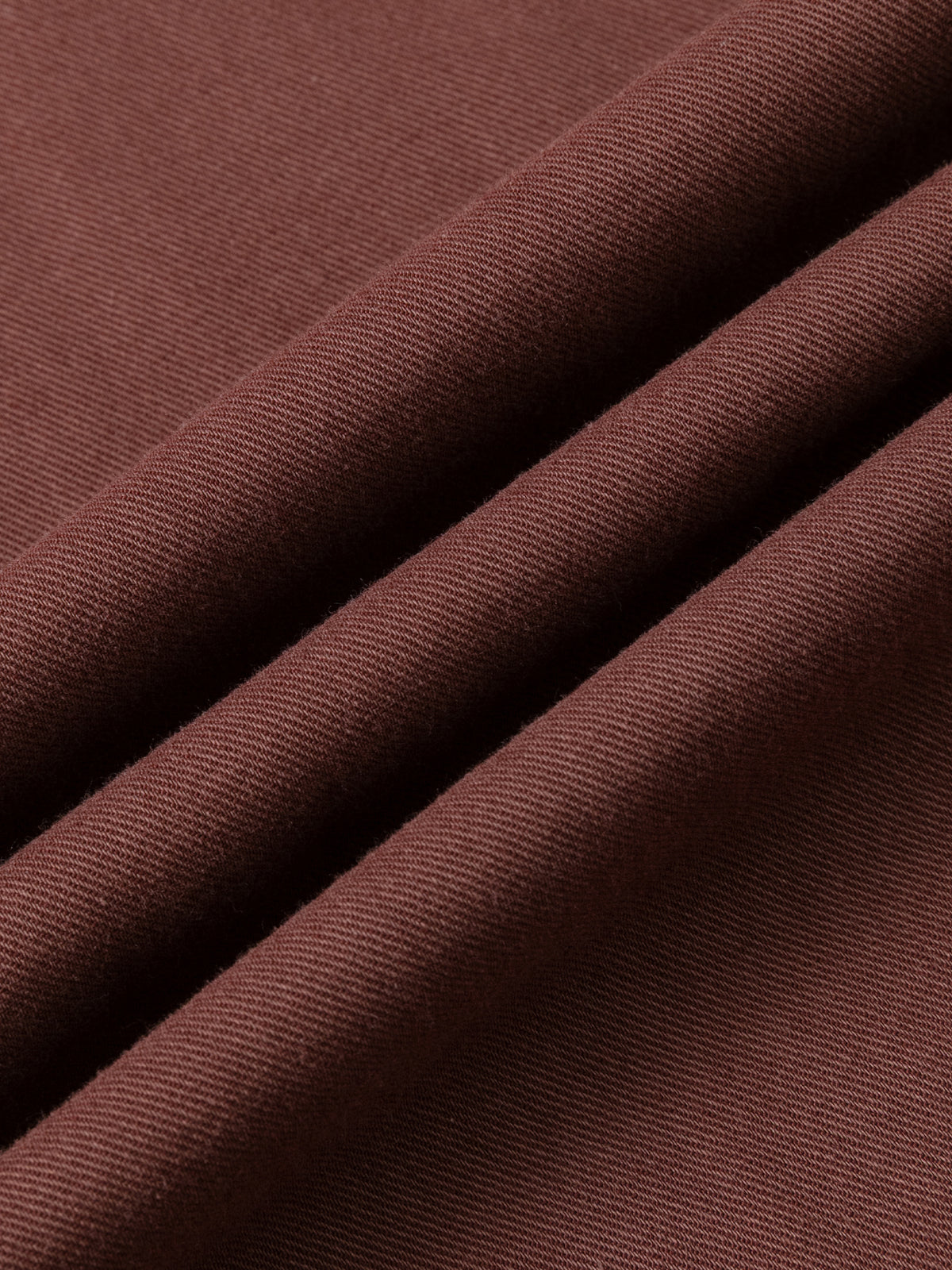 Solid-Color Twill-Striped Long-Sleeve Loungewear