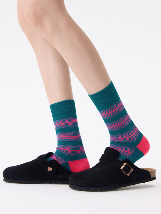 Layered Mid-Calf Socks
