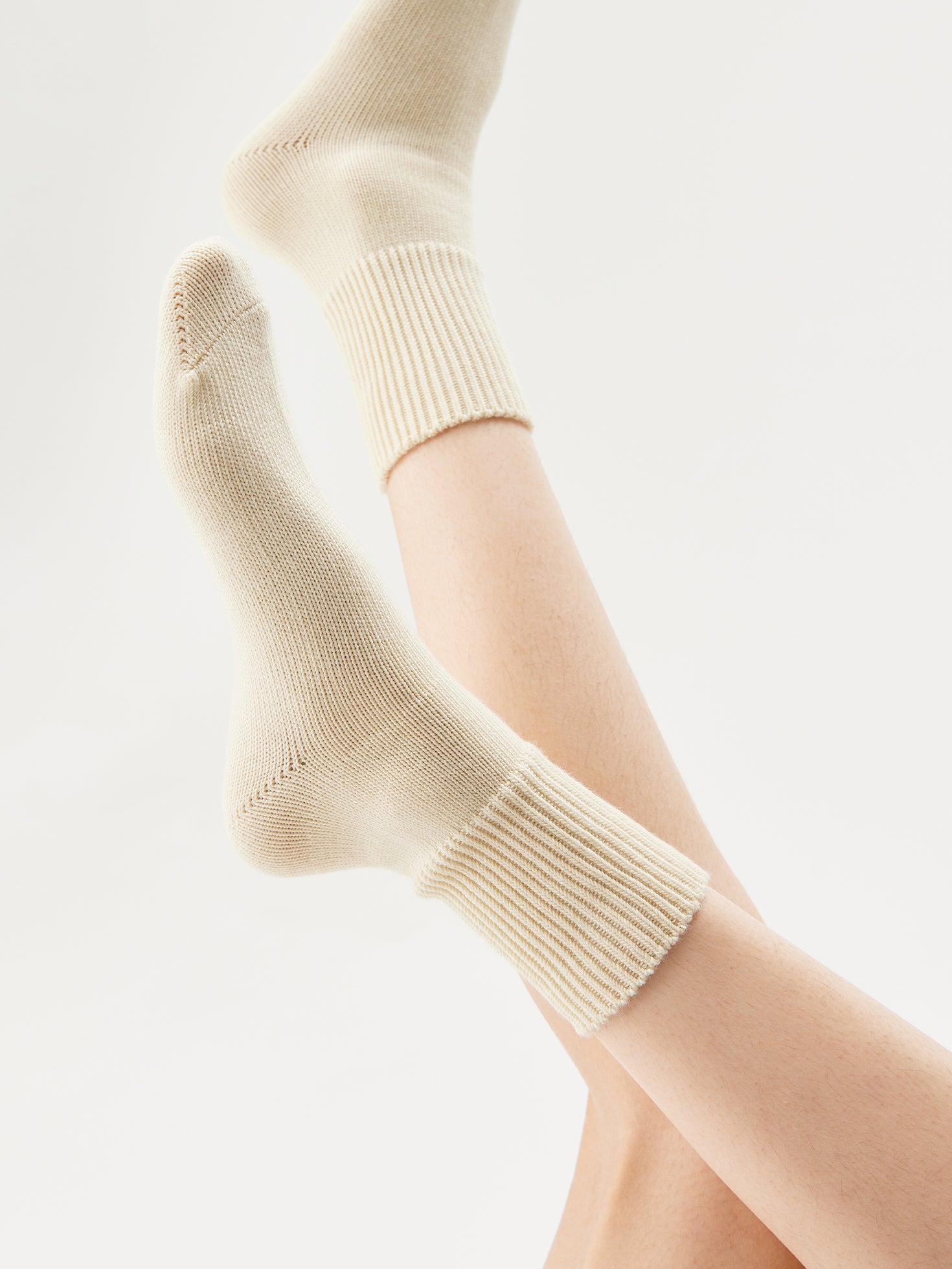 Supima Double-Needle Sock