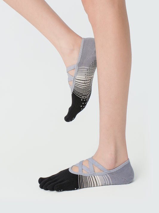 Double Strap Grip Five-Toe Socks