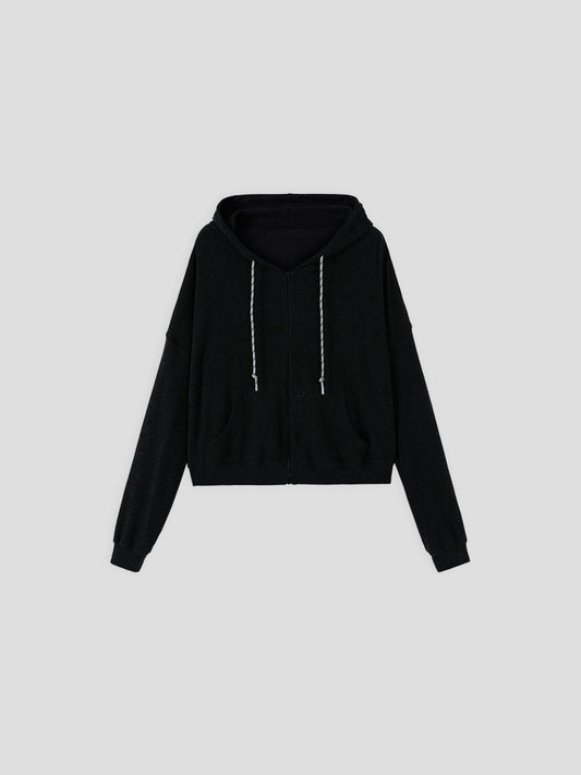 AR × Xuan Soft Cotton-Modal Zip-Up Hoodie