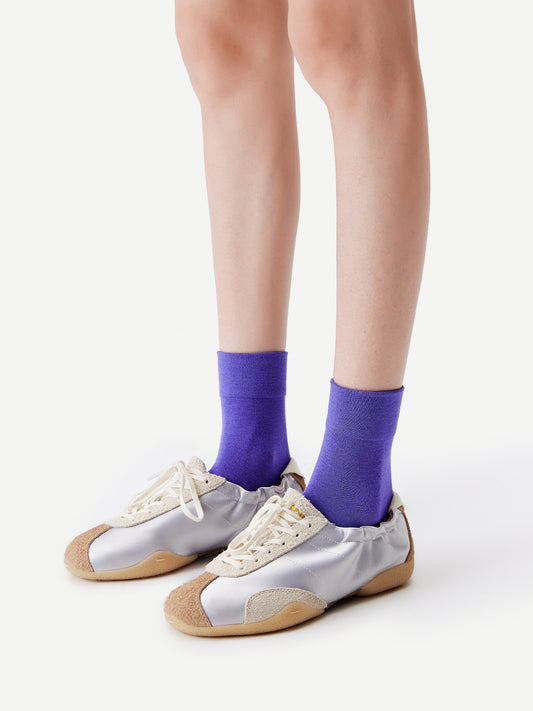 Mulberry Silk Modal Blend Ankle Socks
