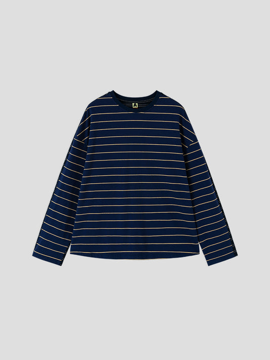 Front & Back Panel Stripe T-Shirt