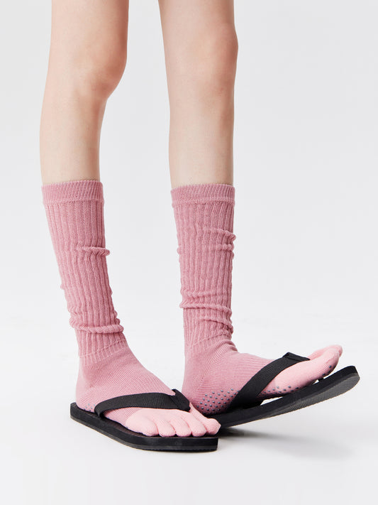 Five-Toe Crew Socks