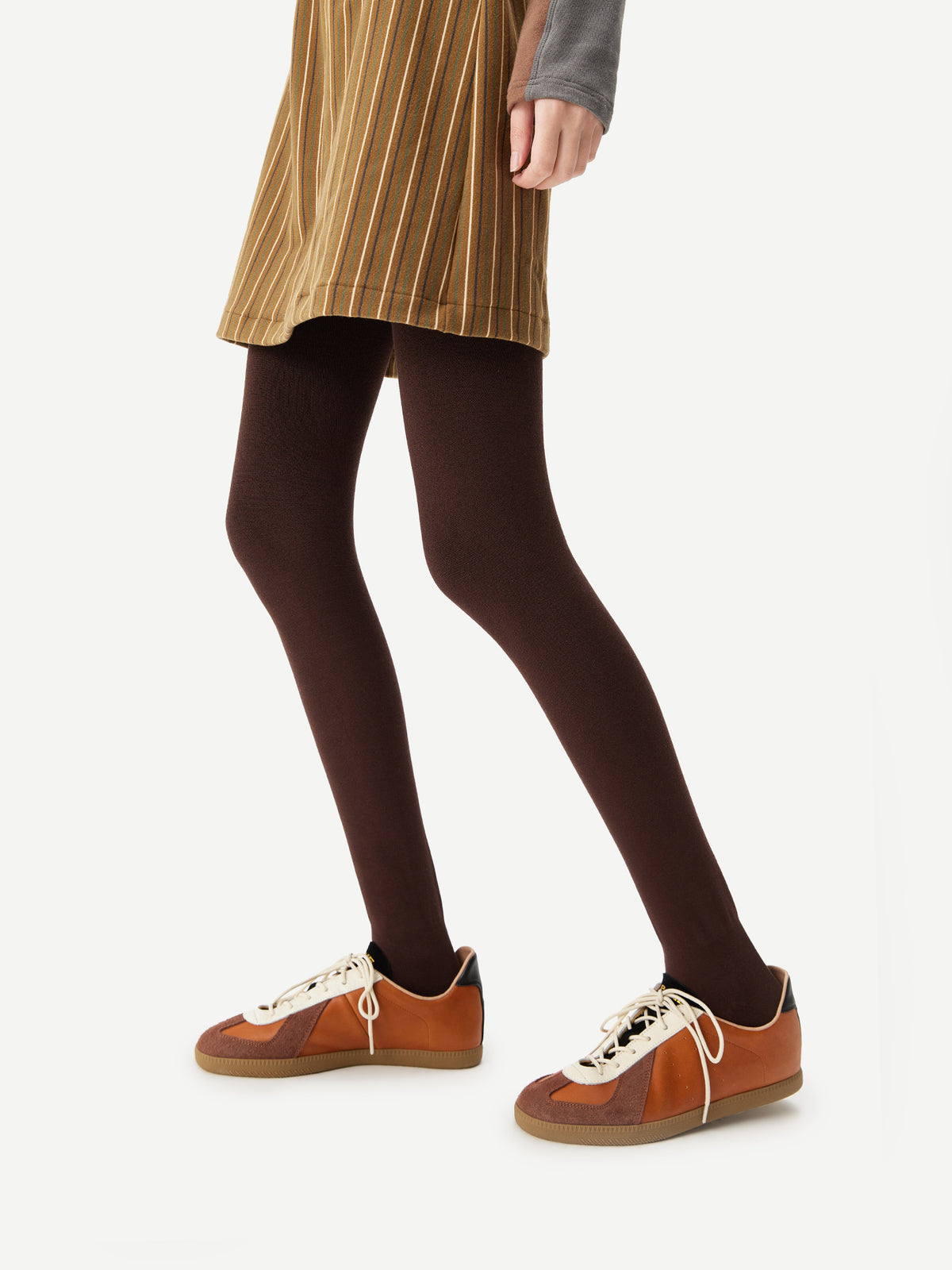 Purple Label Thickened Merino Wool Tights