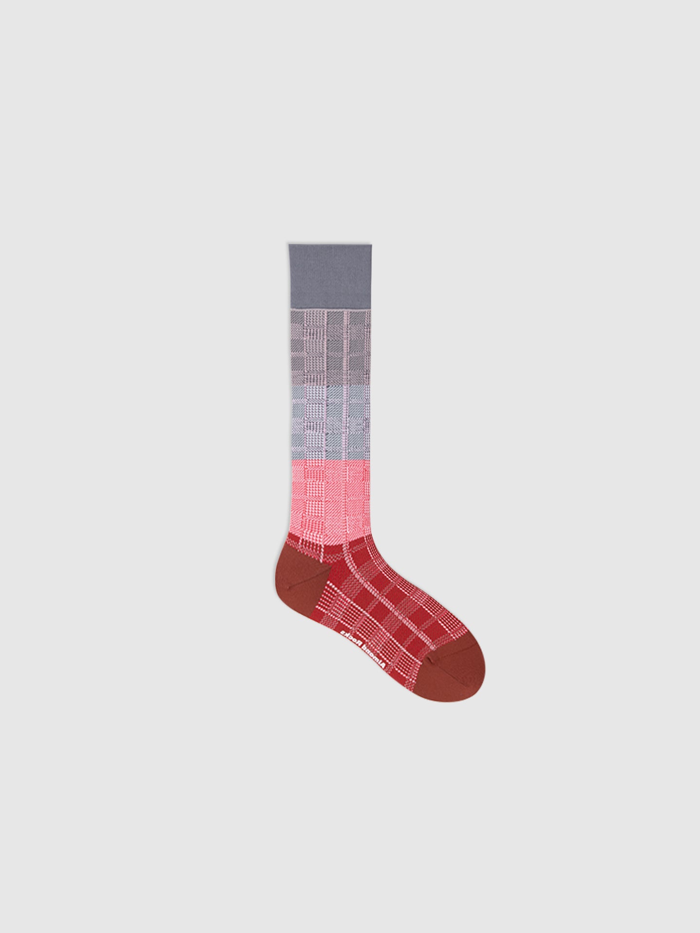 Bold Plaid Calf Sock