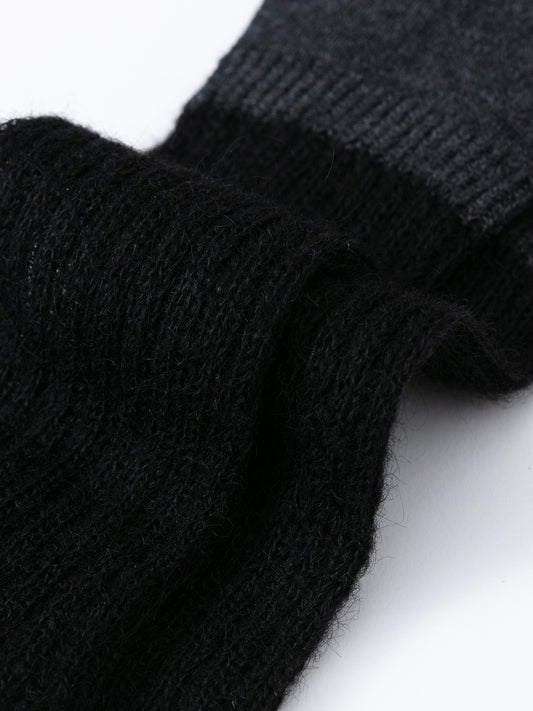 Purple Label Mohair Fluffy Merino Wool Socks