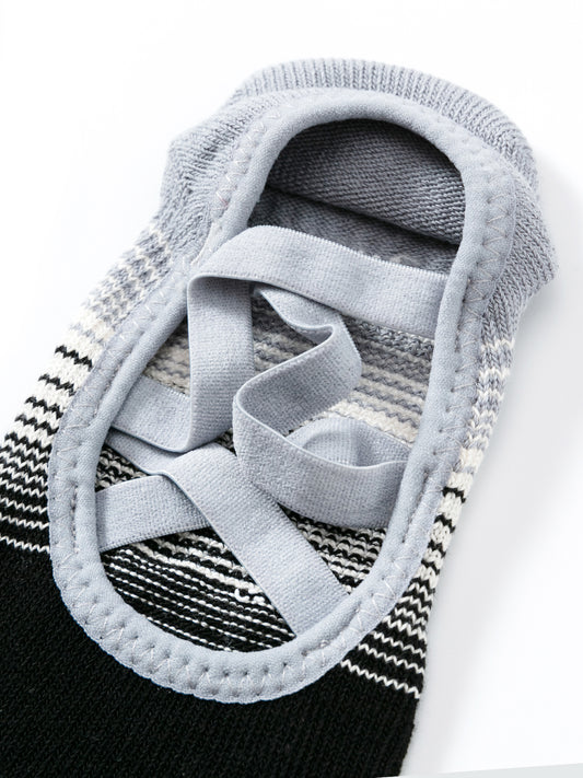 Double Strap Grip Five-Toe Socks