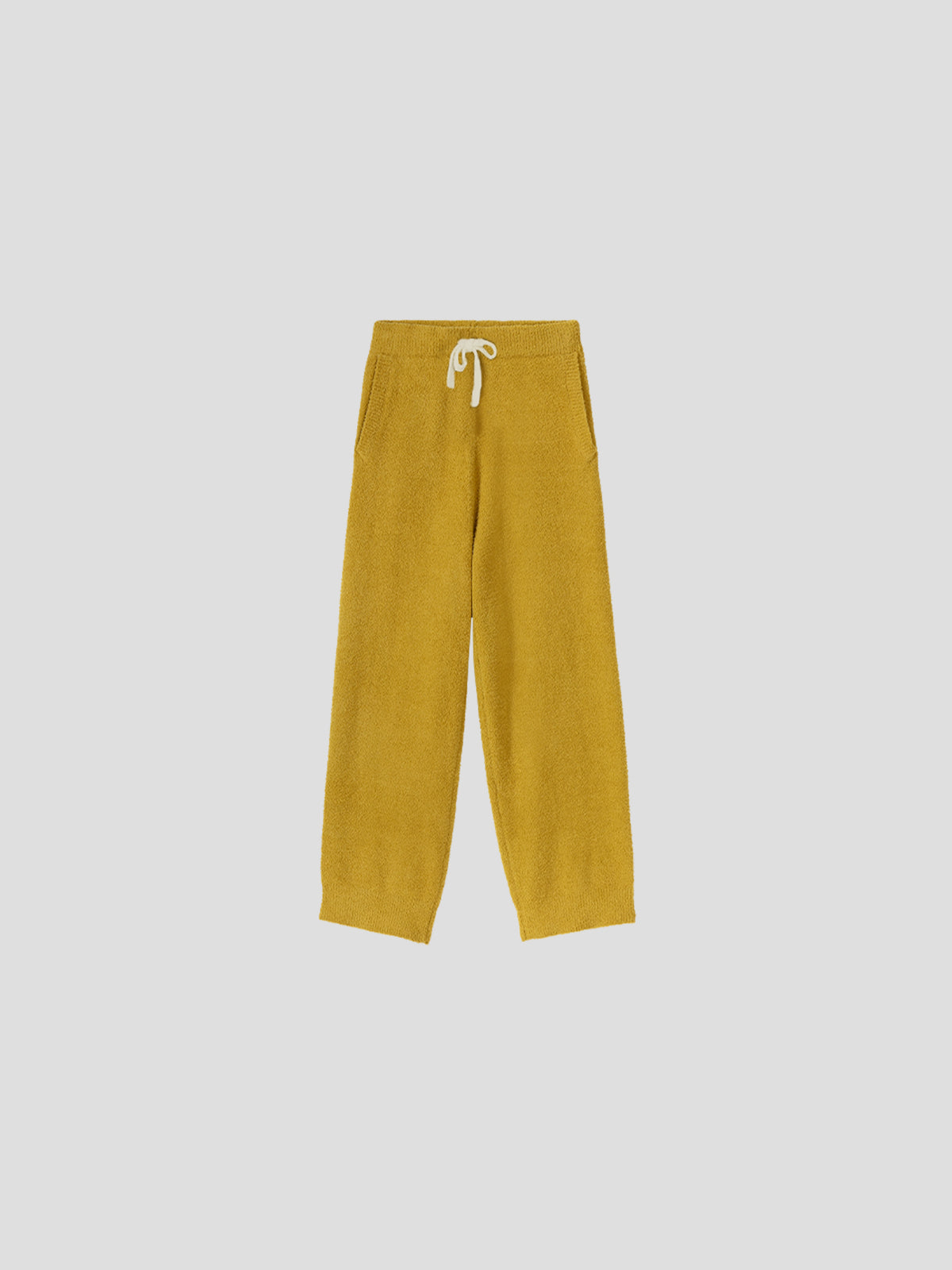 Contrast-Color Pocket Half-Velvet Cardigan Loungewear
