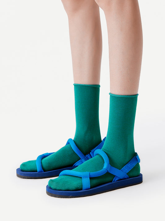 Mulberry Silk Modal Blend Crew Sock