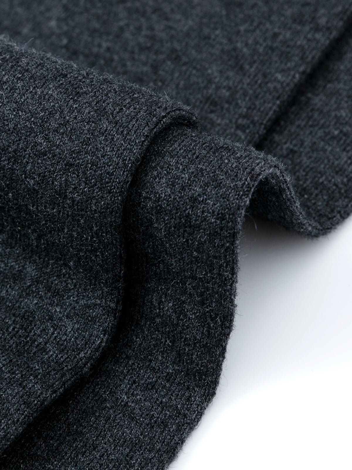 Purple Label Merino Wool Double-Ribbed Mid-Calf Socks