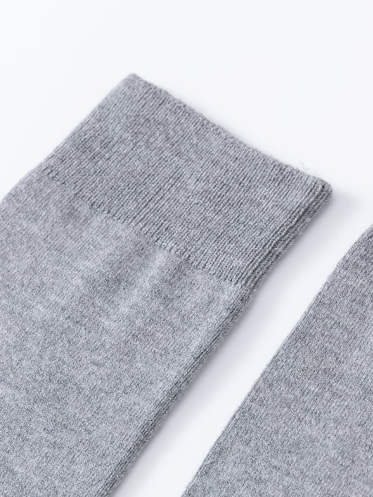 Purple Label Merino Wool and Mulberry Silk Knee-High Socks