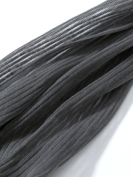 Layered Contrast Calf Socks