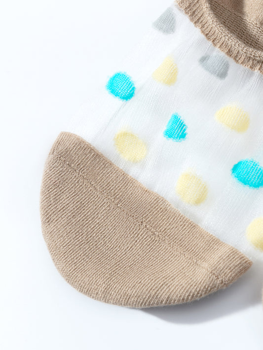 Candy Dot Crystal Ankle Socks