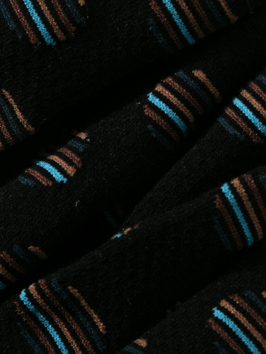 Mixed-Color Polka Dot Glossy Crew Sock