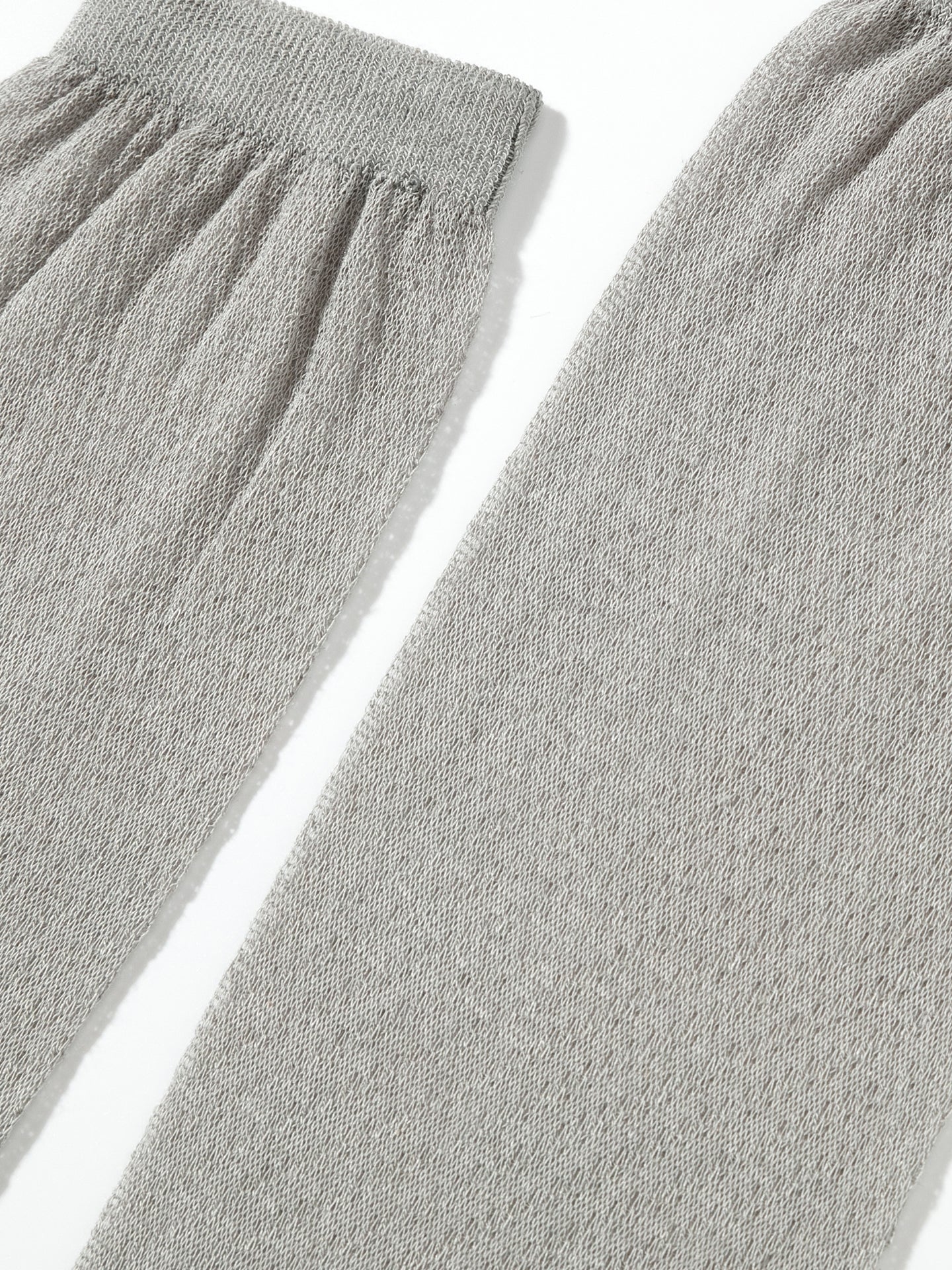 Textured Fine Stripe Calf Sock