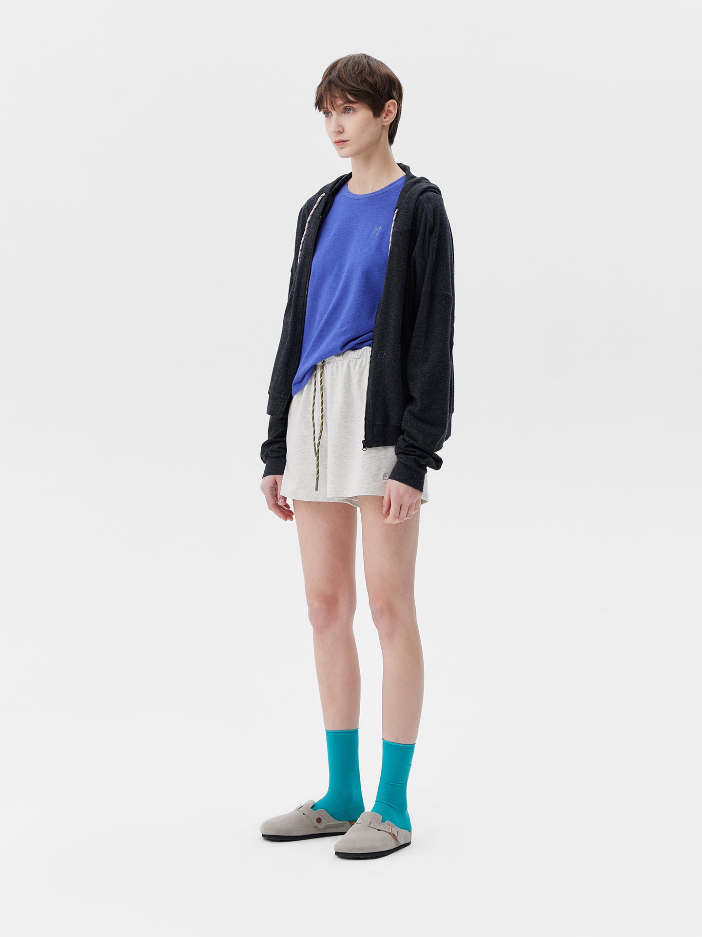 AR × Xuan Soft Cotton-Modal Zip-Up Hoodie