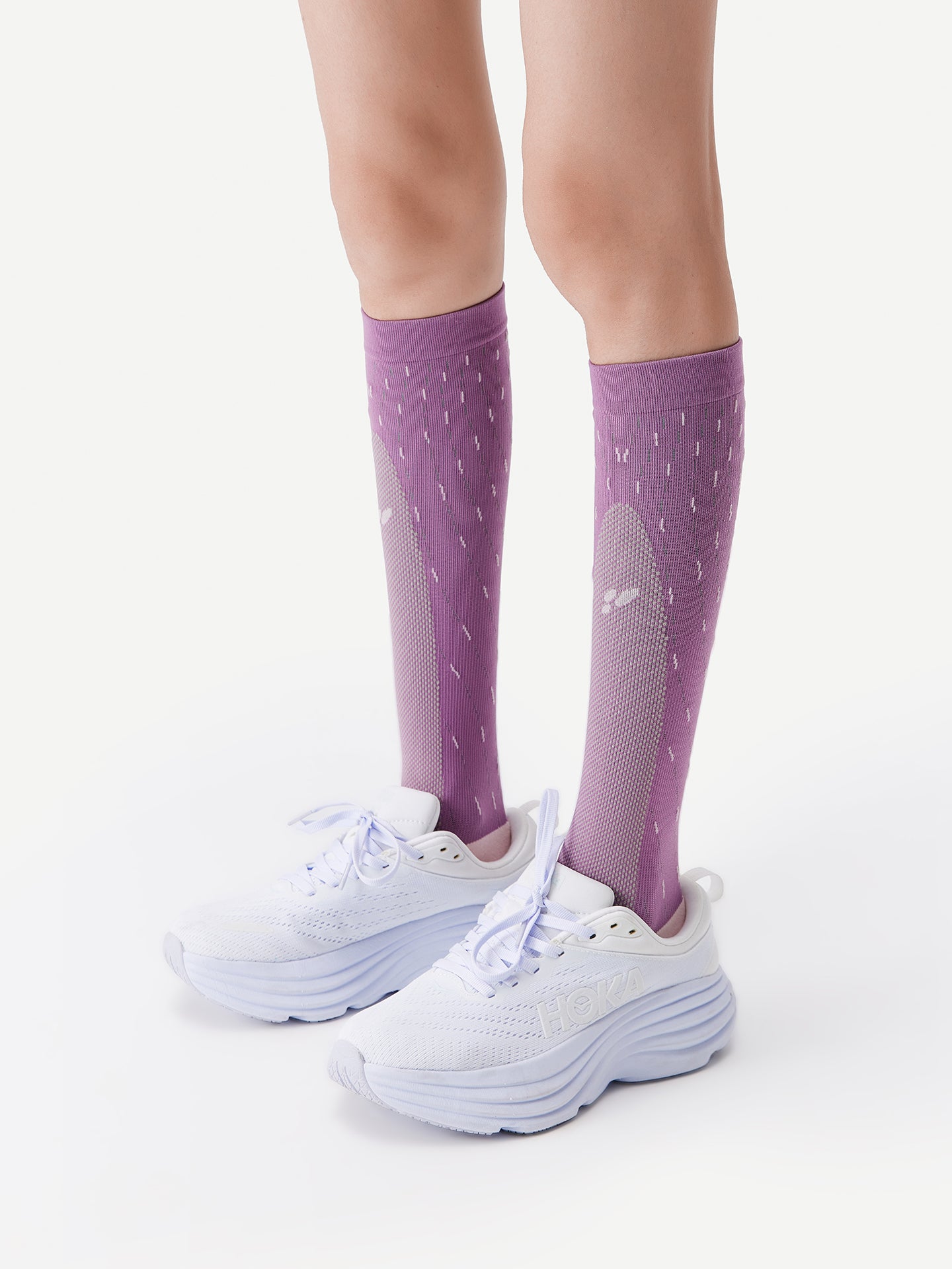 Dynamic Stripe Sport Calf Sock