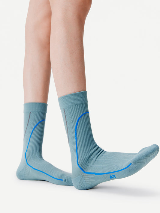 Contrast Line Sport Crew Sock