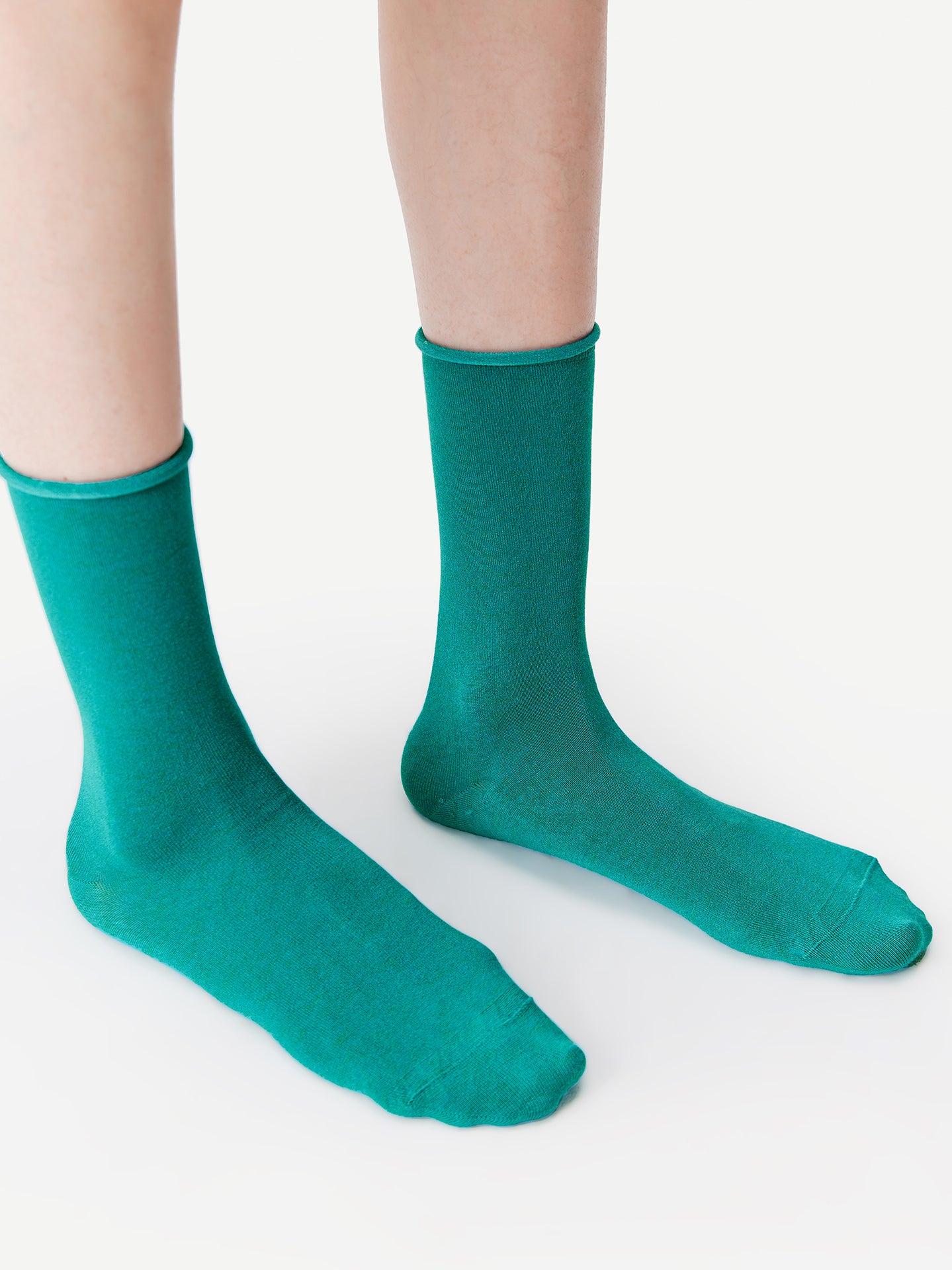 Mulberry Silk Modal Blend Crew Sock