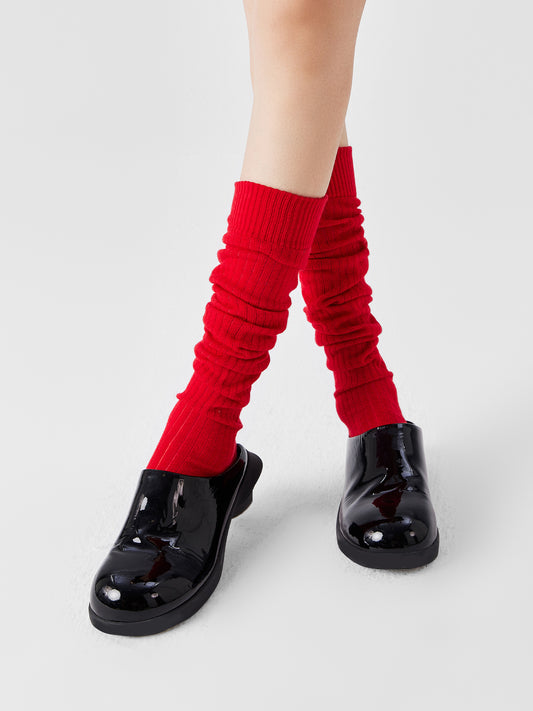 Contrast Toe Tip Calf Sock