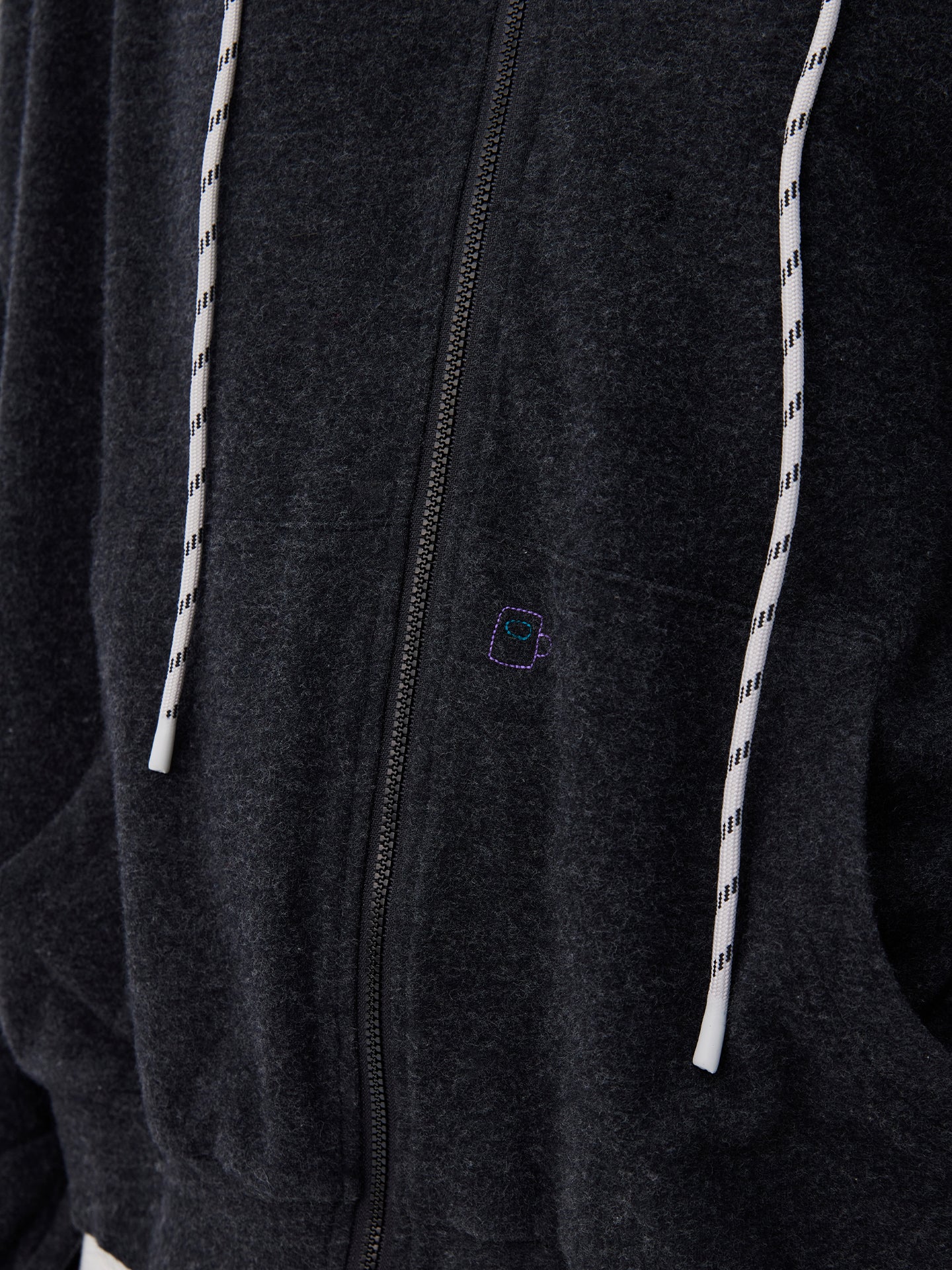 AR × Xuan Soft Cotton-Modal Zip-Up Hoodie