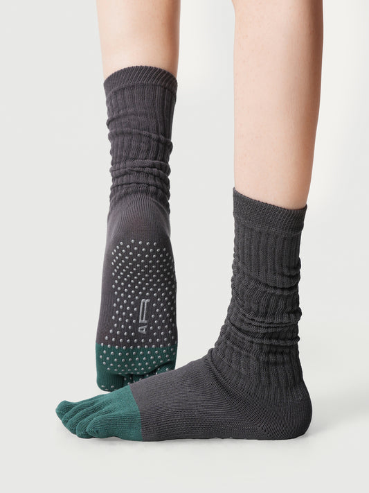 Five-Toe Crew Socks