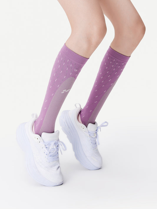 Dynamic Stripe Sport Calf Sock