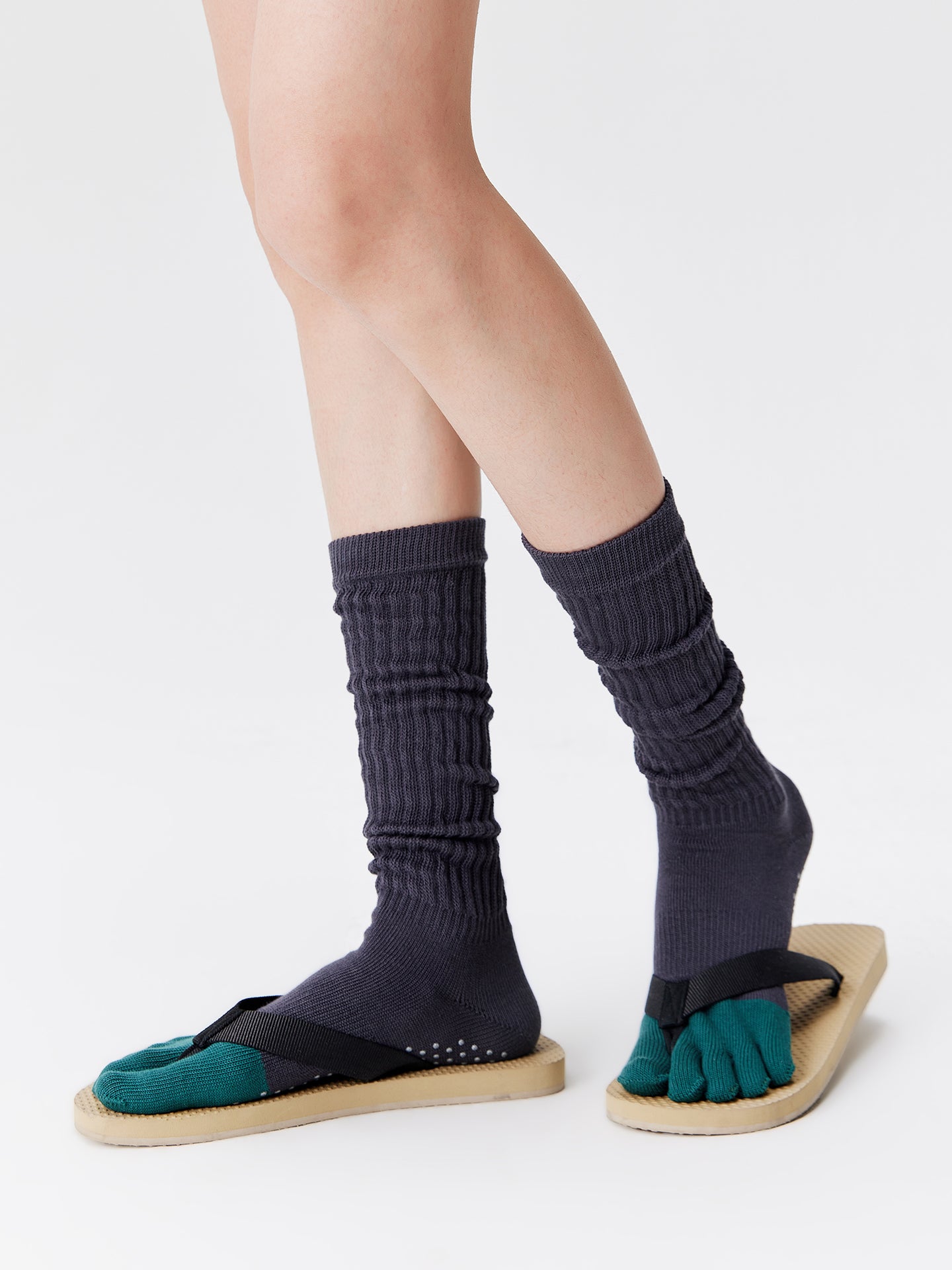 Five-Toe Crew Socks