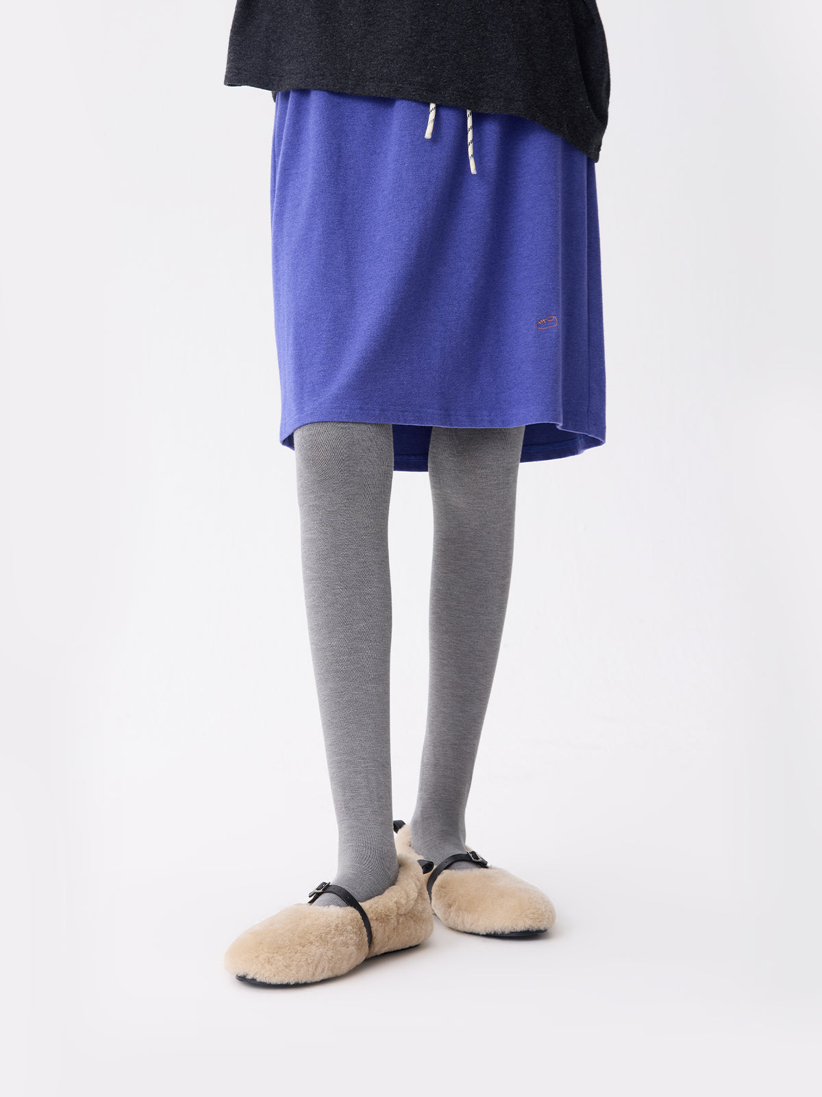 Purple Label Thickened Merino Wool Tights