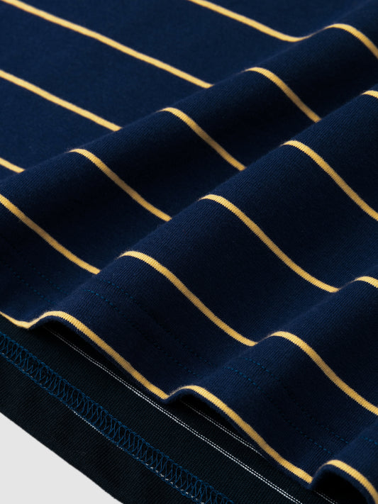 Front & Back Panel Stripe T-Shirt