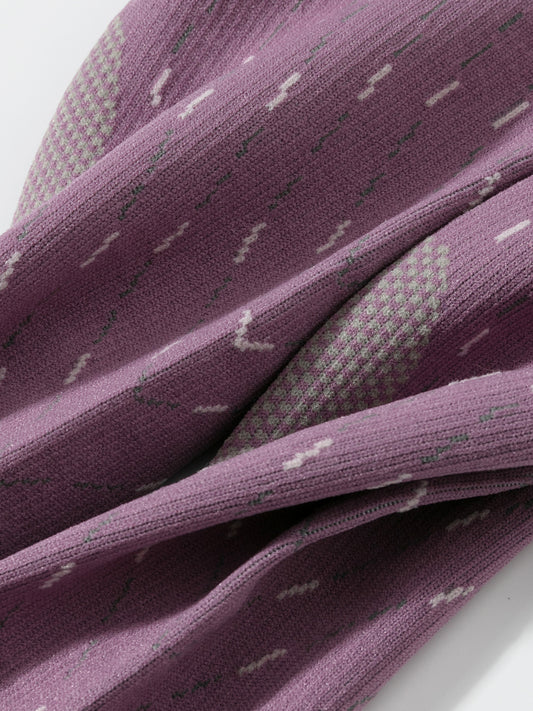 Dynamic Stripe Sport Calf Sock