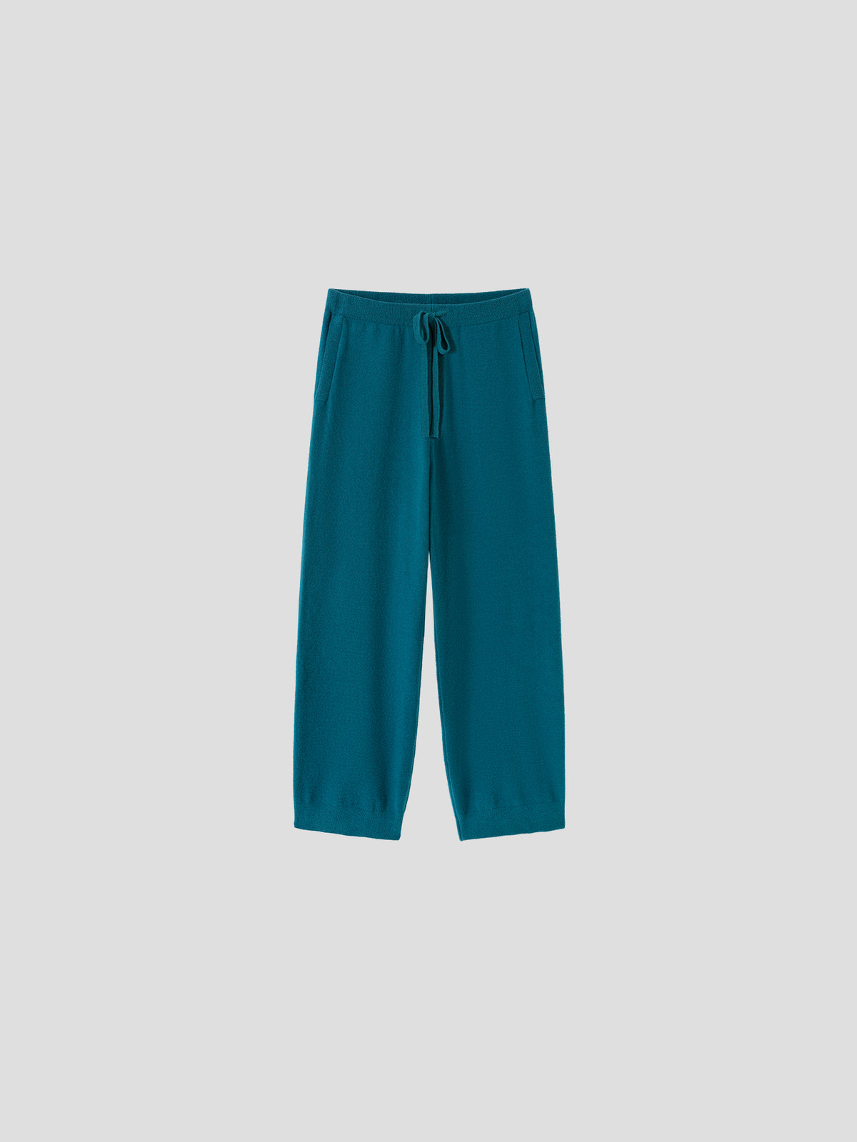 Contrasting-Color Pocketed Lightweight Fleece Loungewear