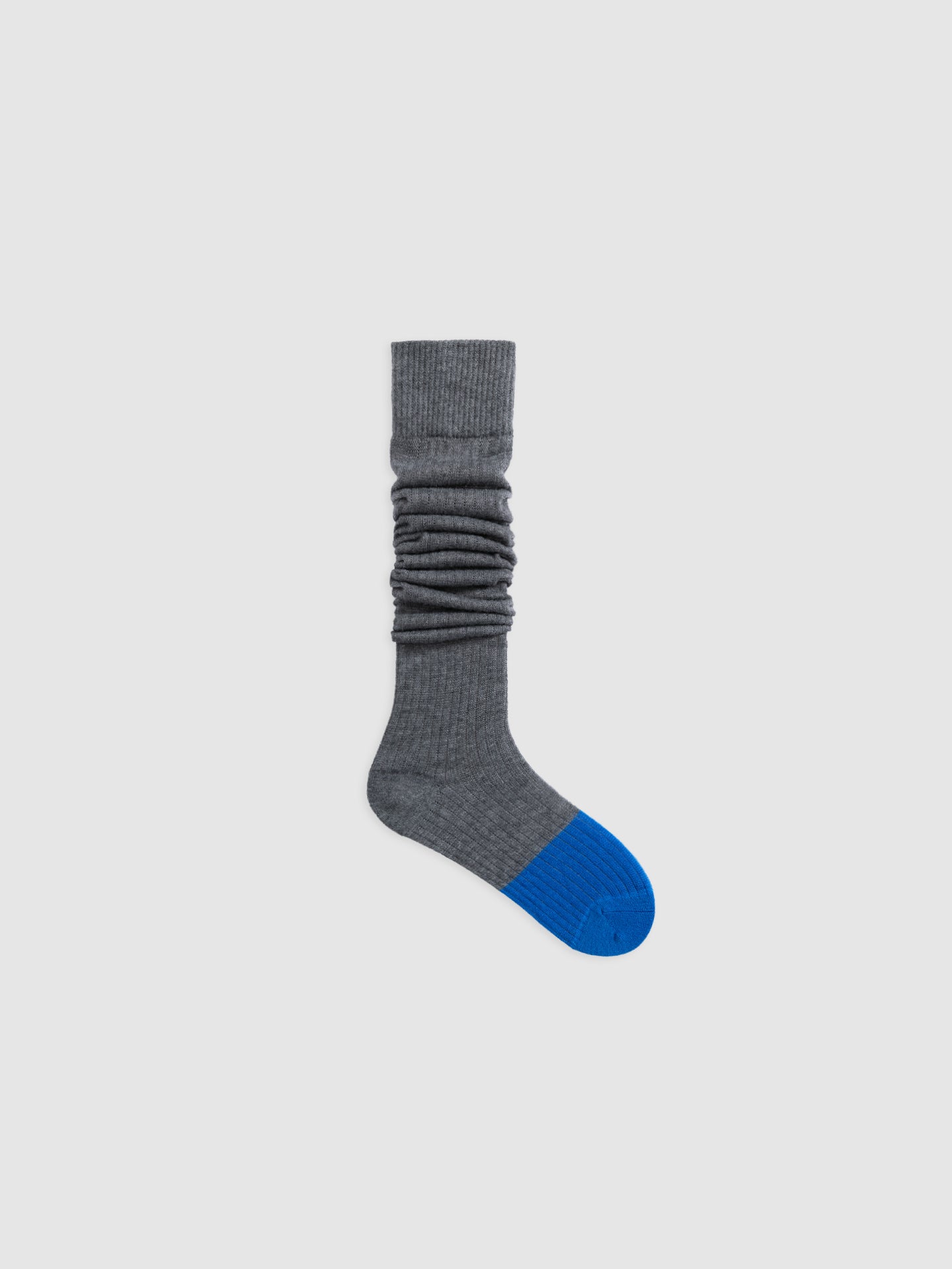 Contrast Toe Tip Calf Sock
