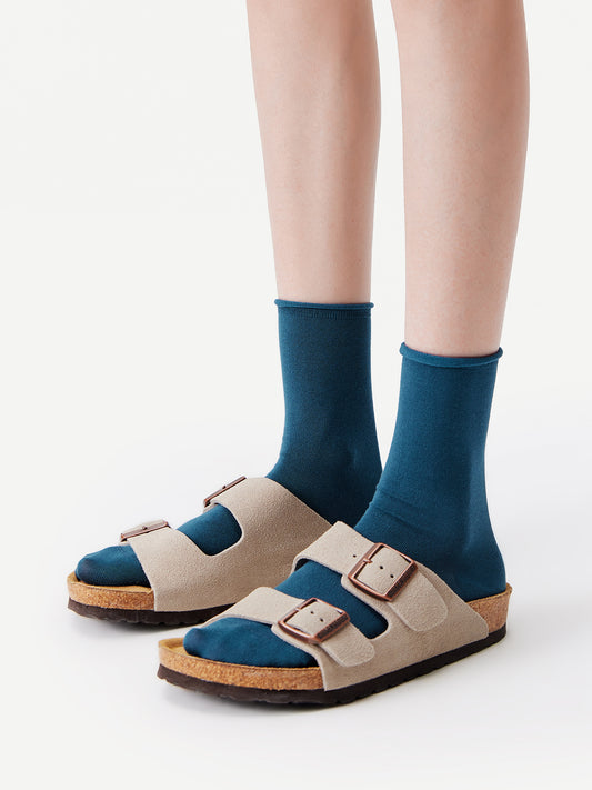 Mulberry Silk Modal Blend Crew Sock