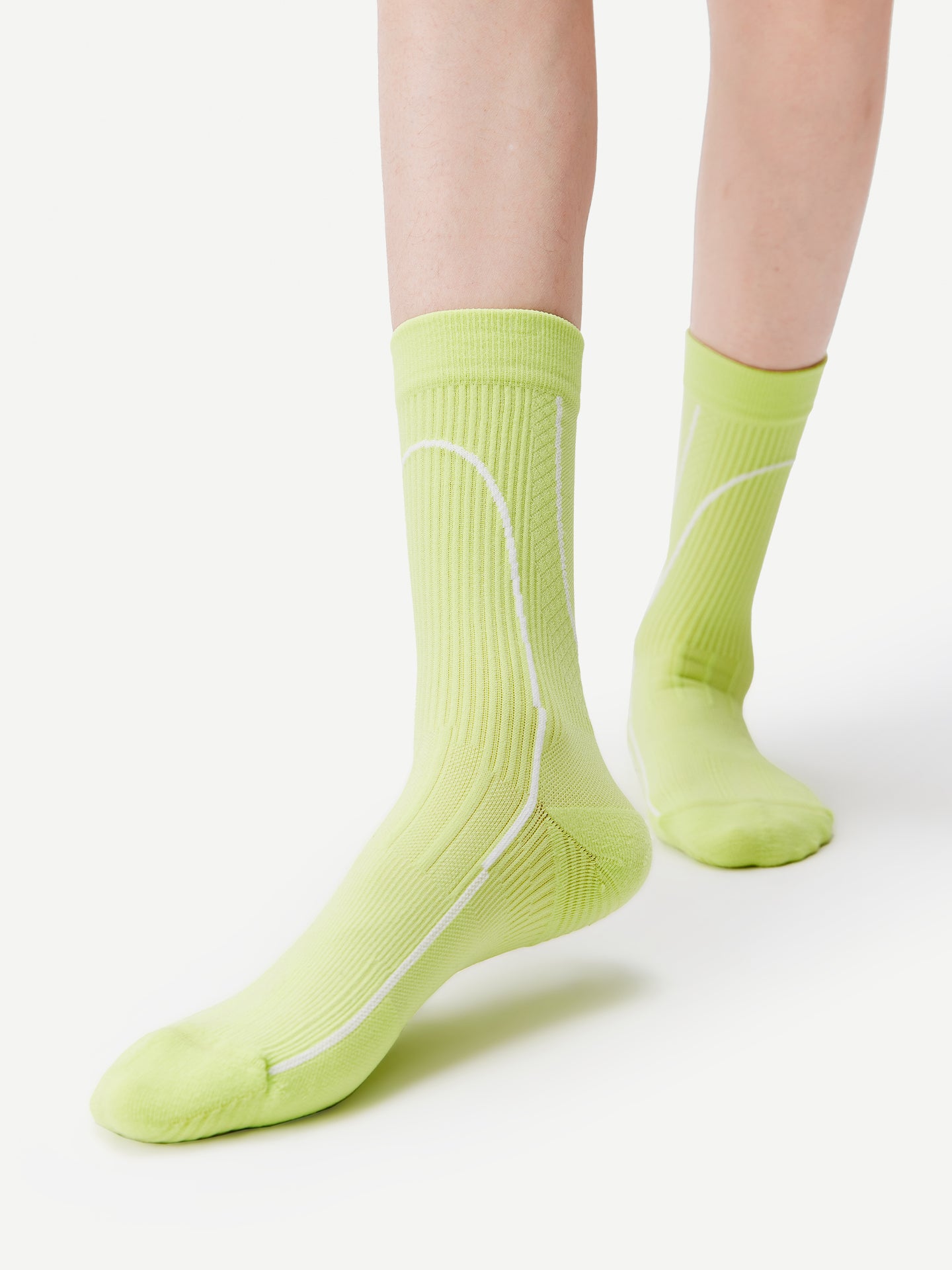 Contrast Line Sport Crew Sock