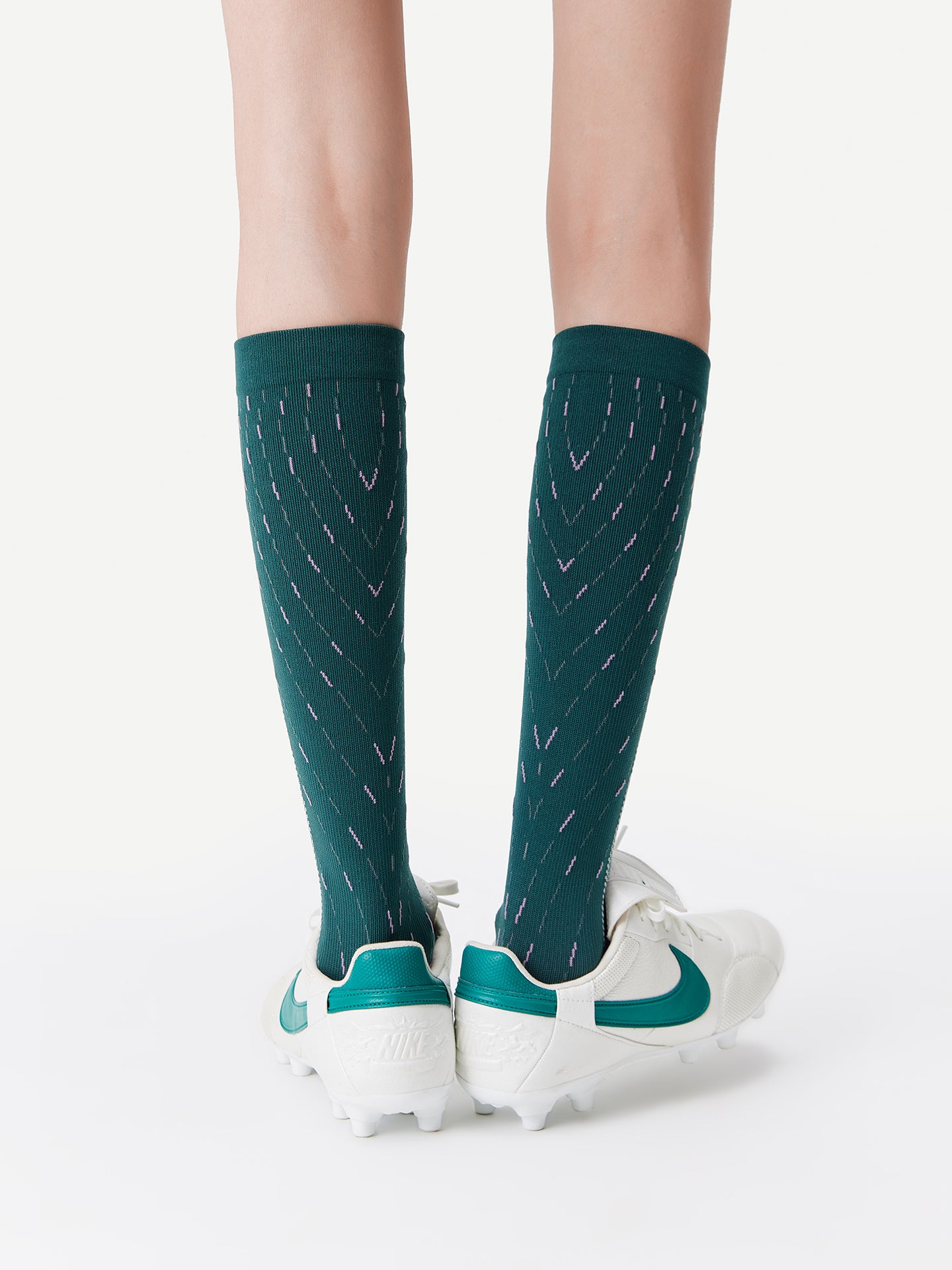 Dynamic Stripe Sport Calf Sock